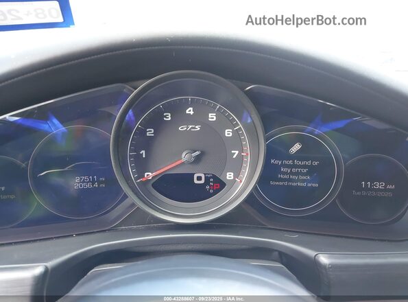WP0AG2A74LL146654 2020 PORSCHE PANAMERA Gray Widok tylnych siedzeń
