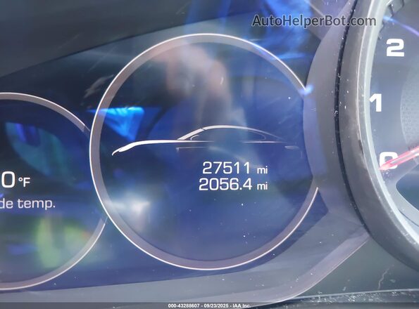 WP0AG2A74LL146654 2020 PORSCHE PANAMERA Gray Widok wnętrza 360 stopni
