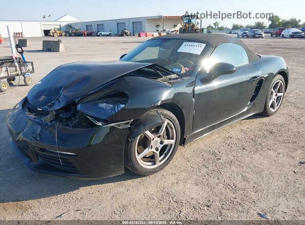 WP0CA2A83HS221103 2017 PORSCHE BOXSTER Черный Передняя левая четверть