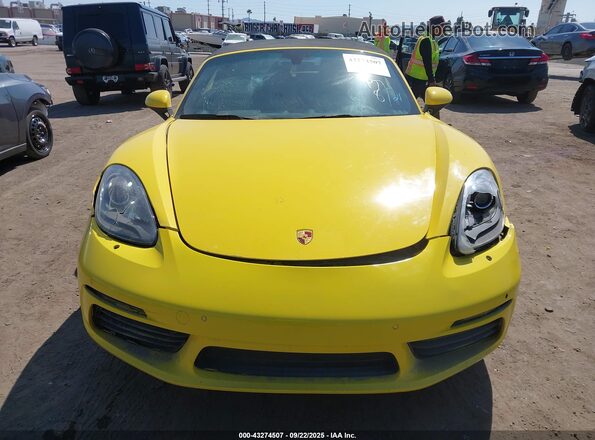WP0CA2A8XMS210397 2021 PORSCHE BOXSTER Yellow Instrument cluster view