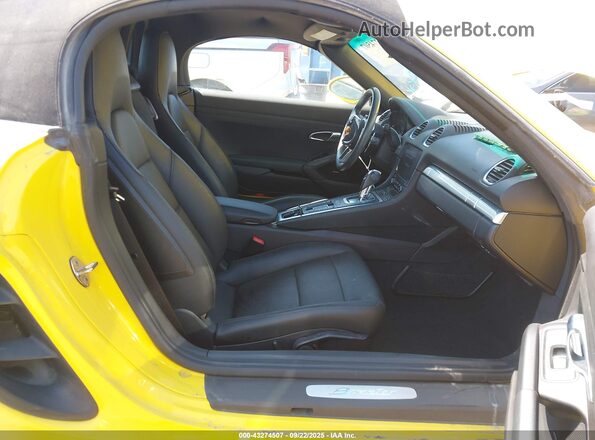WP0CA2A8XMS210397 2021 PORSCHE BOXSTER Yellow VIN sticker view
