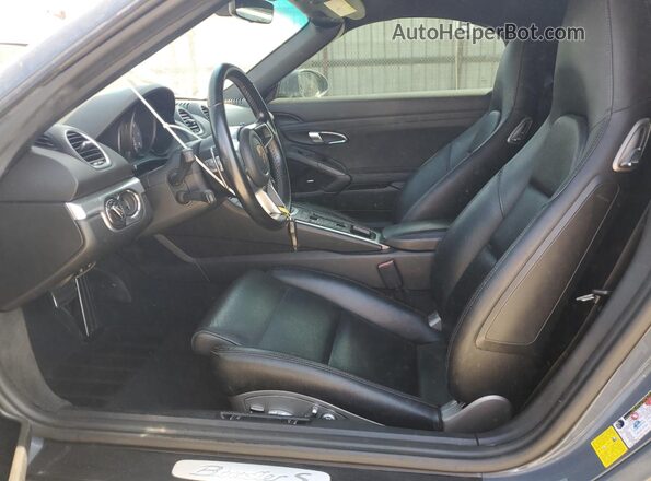 WP0CB2A81HS241394 2017 PORSCHE BOXSTER Gray Vista interior delantera