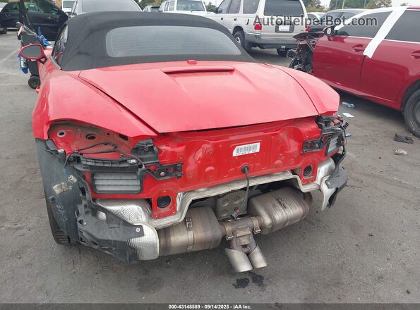 WP0CB2A82HS240836 2017 PORSCHE BOXSTER Красный Вид спереди
