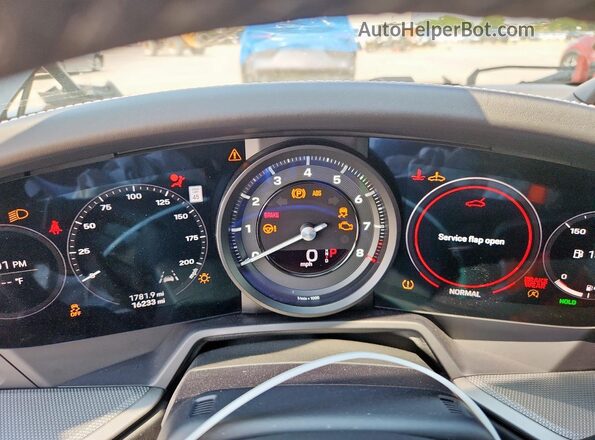 WP0CB2A96LS262615 2020 PORSCHE 911 Black Instrument cluster view