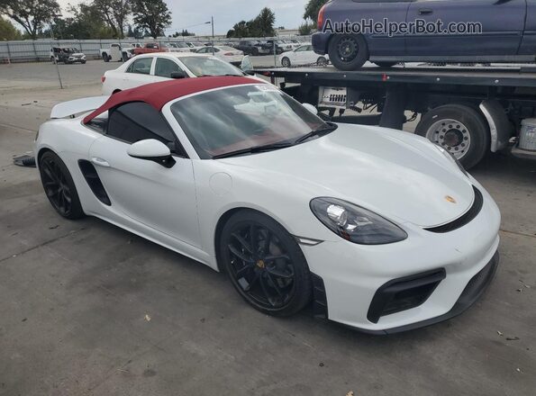 WP0CC2A8XMS240820 2021 PORSCHE BOXSTER White წინა მარჯვენა