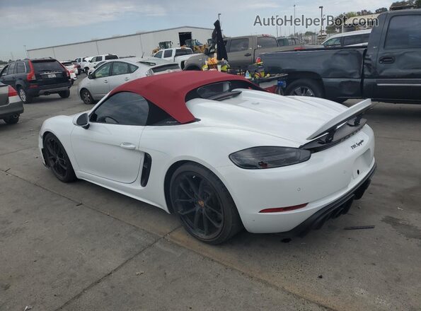 WP0CC2A8XMS240820 2021 PORSCHE BOXSTER White უკანა მარცხენა