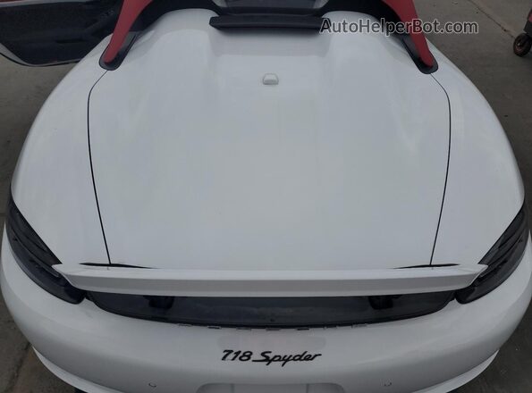 WP0CC2A8XMS240820 2021 PORSCHE BOXSTER White უკანა სალონის ხედი