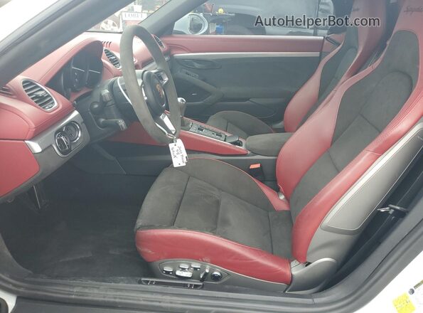 WP0CC2A8XMS240820 2021 PORSCHE BOXSTER White წინა სალონის ხედი