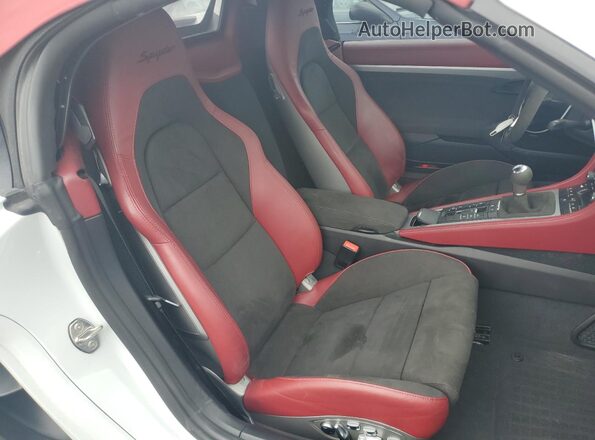 WP0CC2A8XMS240820 2021 PORSCHE BOXSTER White უკანა სავარძლების ხედი