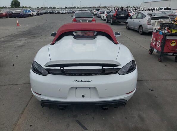 WP0CC2A8XMS240820 2021 PORSCHE BOXSTER White უკანა ხედი