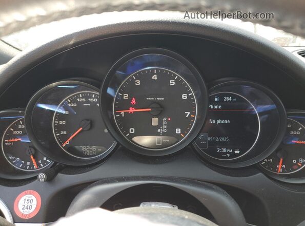 WP1AA2A26HKA90699 2017 PORSCHE CAYENNE Black 