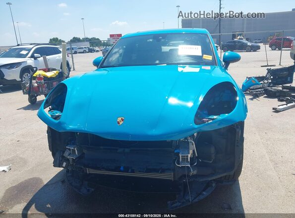 WP1AA2A5XKLB08424 2019 PORSCHE MACAN Blue Rear interior view