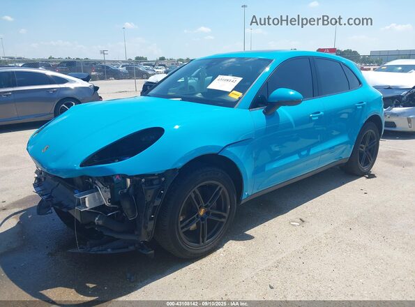 WP1AA2A5XKLB08424 2019 PORSCHE MACAN Blue Front left