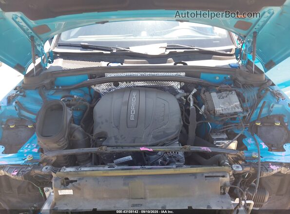 WP1AA2A5XKLB08424 2019 PORSCHE MACAN Blue Rear view