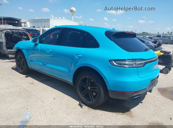 WP1AA2A5XKLB08424 2019 PORSCHE MACAN Blue Rear left