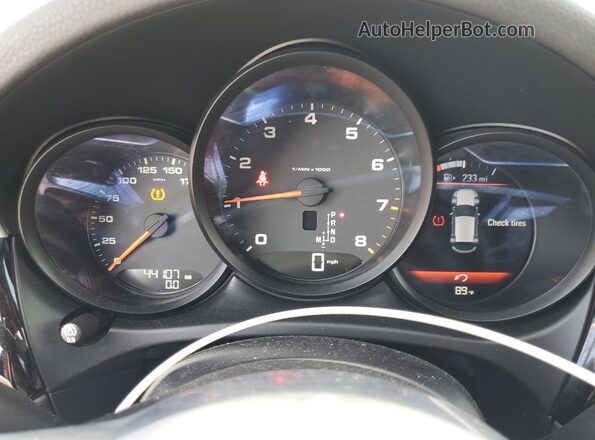 WP1AA2A5XLLB07307 2020 PORSCHE MACAN Gray Instrument cluster view