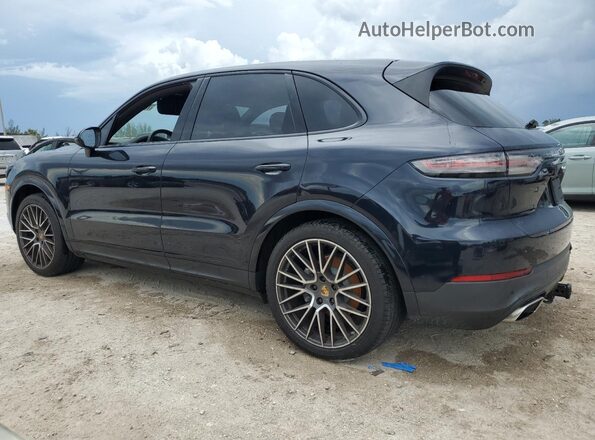 WP1AA2AY4MDA00727 2021 PORSCHE CAYENNE Синий Задняя левая четверть