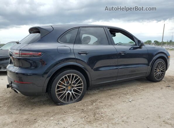 WP1AA2AY4MDA00727 2021 PORSCHE CAYENNE Синий Задняя правая четверть