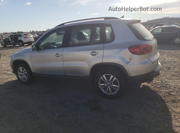 WVGAV7AX8HK036279 2017 VOLKSWAGEN TIGUAN Silver Tył lewy