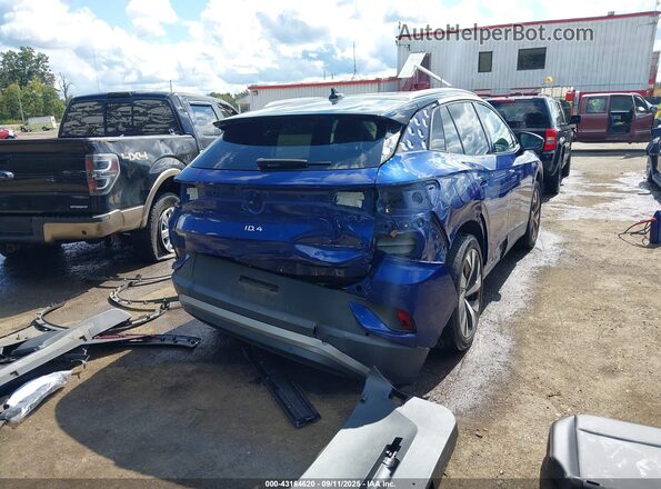 WVGDMPE24MP020415 2021 VOLKSWAGEN ID.4 Blue Դիմացի տեսք