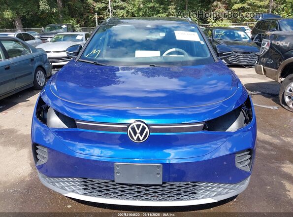 WVGDMPE24MP020415 2021 VOLKSWAGEN ID.4 Blue Հետևի տեսք