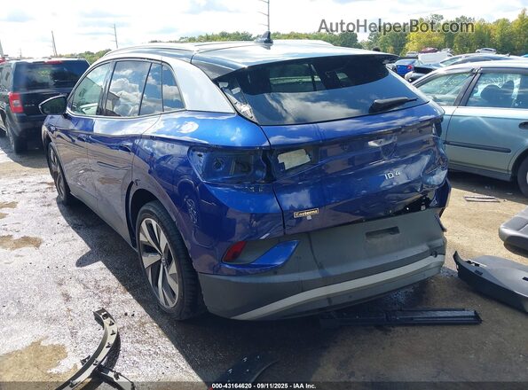 WVGDMPE24MP020415 2021 VOLKSWAGEN ID.4 Blue Հետևի ձախ