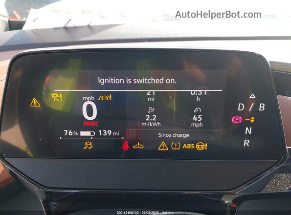 WVGTMPE25MP053466 2021 VOLKSWAGEN ID.4 Black Vista de los asientos traseros