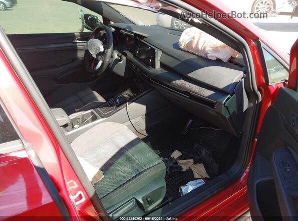 WVWGA7CDXRW140750 2024 VOLKSWAGEN GOLF Red წინა სალონის ხედი