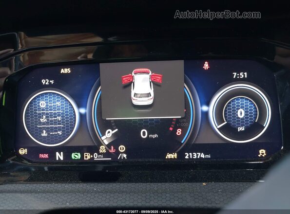 WVWVA7CDXRW145065 2024 VOLKSWAGEN GOLF Blue უკანა სავარძლების ხედი