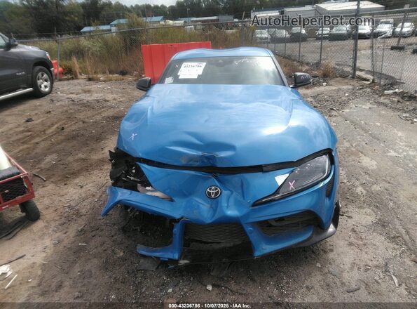WZ1DB0C0XMW036886 2021 TOYOTA GR SUPRA Blue Dashboard view
