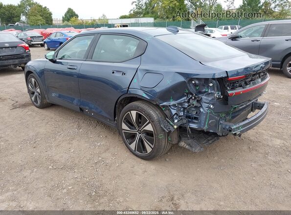 YSMEG3KA4PL114086 2023 POLESTAR 2 Синий Задняя левая четверть