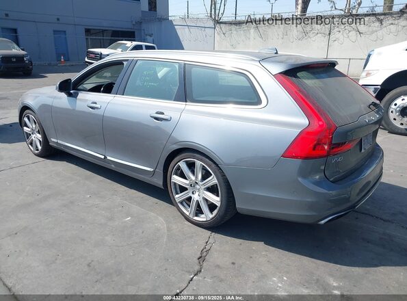 YV1102GL0J1063864 2018 VOLVO V90 Silver Tył lewy