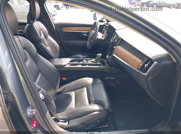 YV1102GL0J1063864 2018 VOLVO V90 Silver Widok wnętrza z przodu