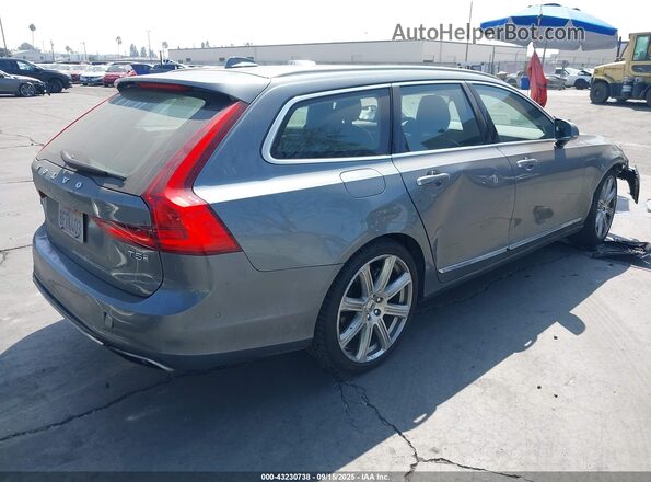 YV1102GL0J1063864 2018 VOLVO V90 Silver Tył prawy