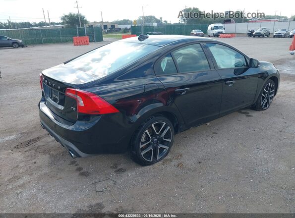 YV126MFL1J2467170 2018 VOLVO S60 Black Задня права чверть