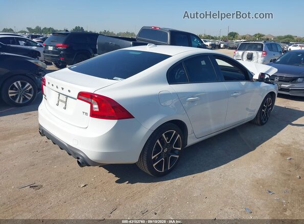 YV126MFL6J2456360 2018 VOLVO S60 Белый Задняя правая четверть
