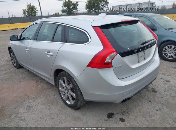 YV140MEK4H1331683 2017 VOLVO V60 Silver უკანა მარცხენა