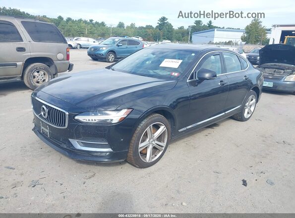 YV1A22ML6H1005914 2017 VOLVO S90 Black Vista tres cuartos delantera izquierda