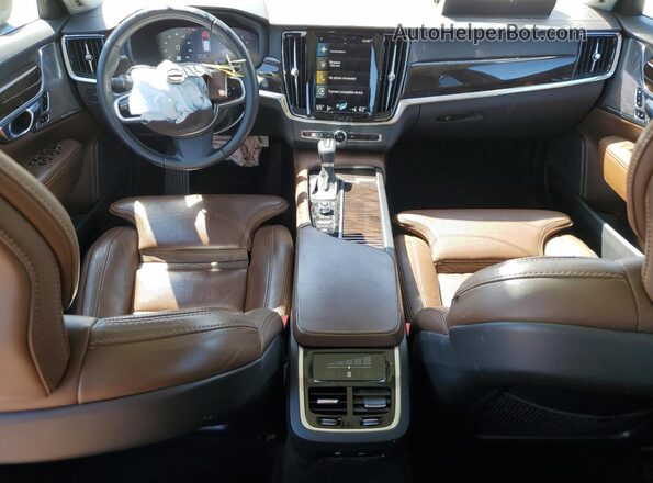 YV1A22VL5L1142527 2020 VOLVO V90 Brown Vista del salpicadero