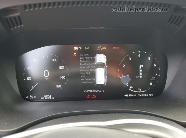 YV4102DKXM1840893 2021 VOLVO XC60 Gray 