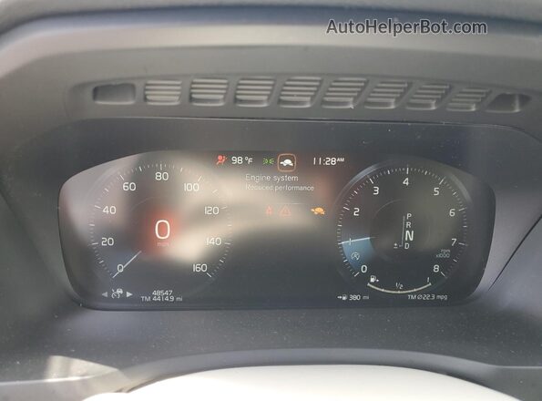 YV4102PK6L1620175 2020 VOLVO XC90 Серый Вид щитка приборов