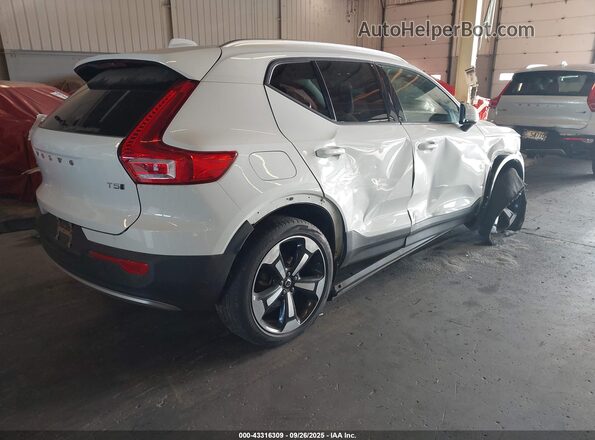 YV4162UK4L2275919 2020 VOLVO XC40 White Հետևի աջ
