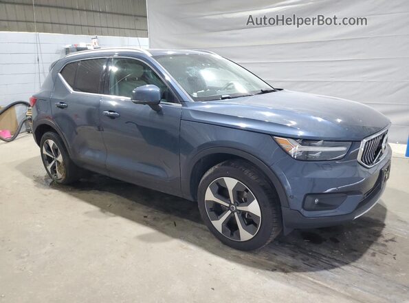 YV4162UL0M2491616 2021 VOLVO XC40 Blue Przód prawy