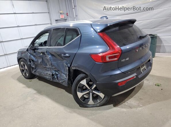 YV4162UL0M2491616 2021 VOLVO XC40 Blue Tył lewy