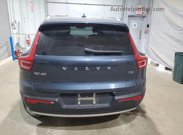 YV4162UL0M2491616 2021 VOLVO XC40 Blue Widok z tyłu