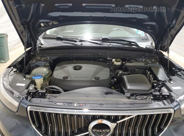 YV4162UL0M2491616 2021 VOLVO XC40 Blue Widok komory silnika