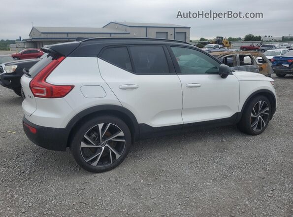 YV4162UM5M2589145 2021 VOLVO XC40 White Задня права чверть