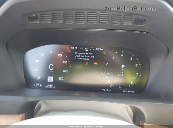 YV4A221L7L1555946 2020 VOLVO XC90 Black უკანა სავარძლების ხედი