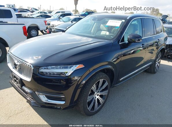 YV4A221L7L1555946 2020 VOLVO XC90 Black წინა მარცხენა ხედი სამი მეოთხედიდან