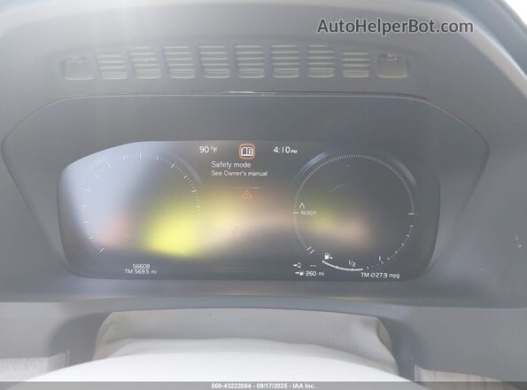 YV4BR0CL1M1684168 2021 VOLVO XC90 RECHARGE PLUG-IN HYBRID Gray Widok tylnych siedzeń